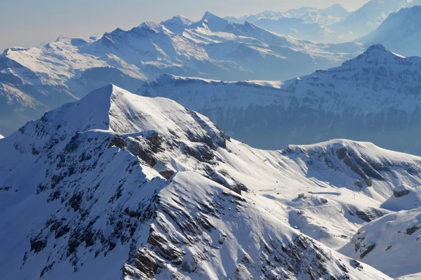 스위스 스키장 — 스톡 사진