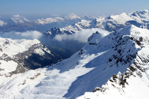 스위스 스키장 — 스톡 사진