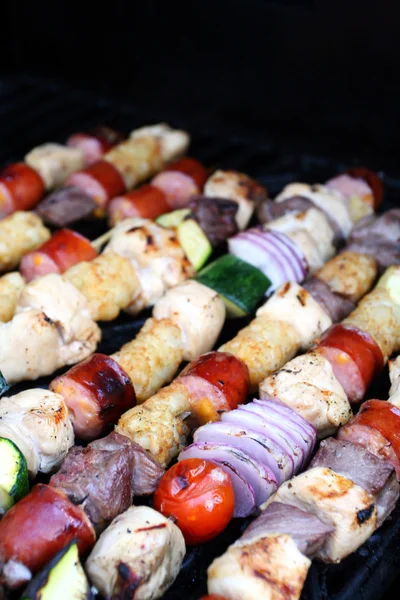 Kabobs On The Grill — Stock Photo, Image