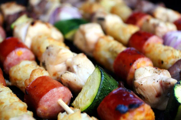 stock image Kabobs On The Grill