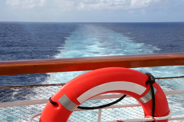 Wake From Cruise Ship — Stock Photo, Image