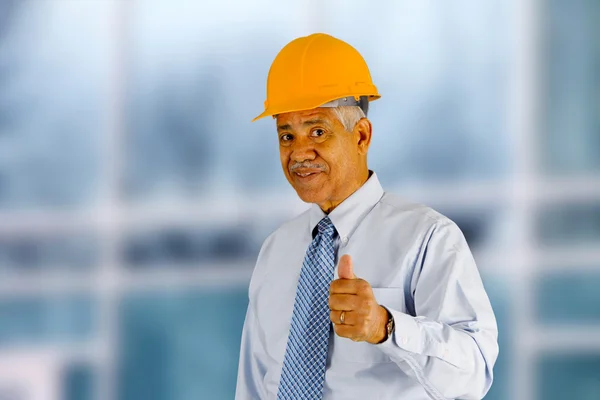 Senior bouw foreman — Stockfoto