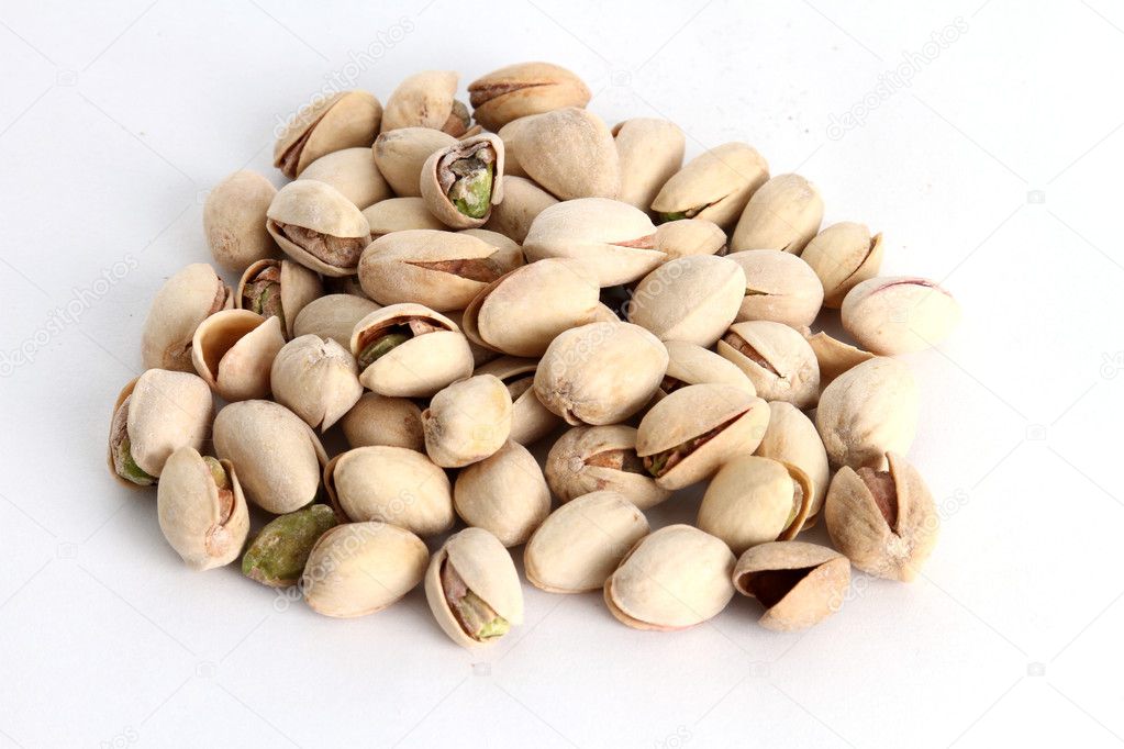 Pile of pistachios
