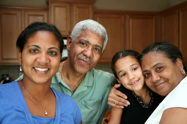 Minderheid familie — Stockfoto