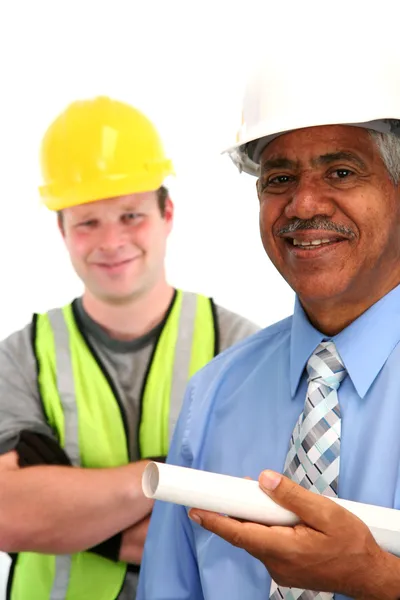 Trabajadores de la construcción —  Fotos de Stock