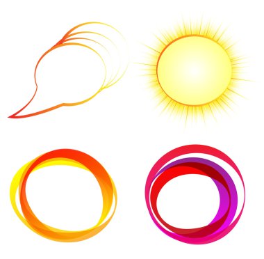 Abstract talking bubble clipart