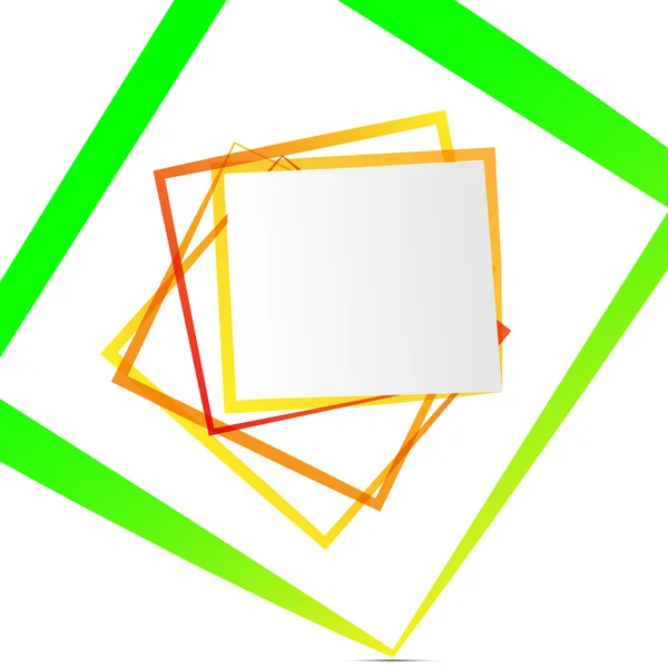 Abstrakt talande rektangel — Stock vektor