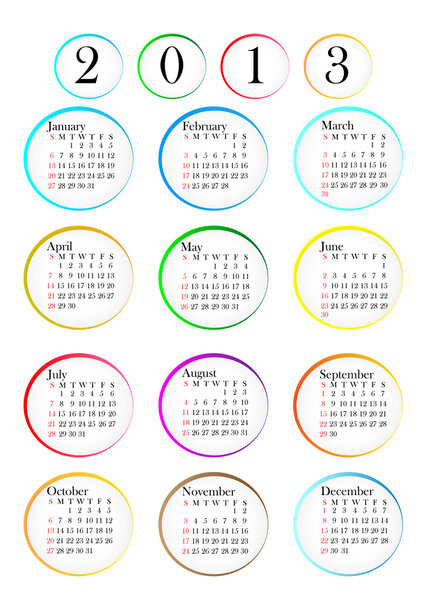 Calendar 2013