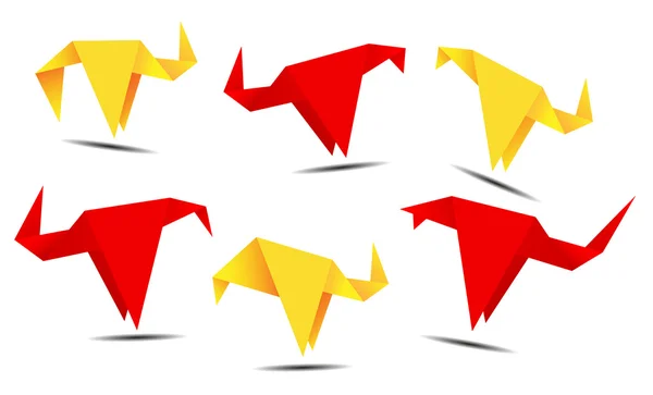 Origami banner — Stock Vector
