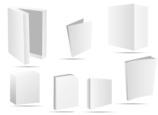 白で隔離される空白ソフトウェア ボックス ロイヤリティフリーのストックイラスト