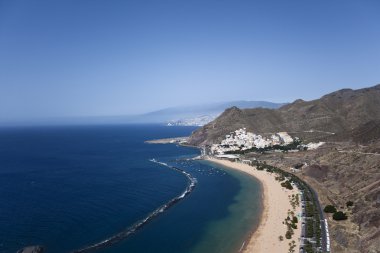 Teresitas beach, Tenerife, Canary Islands clipart