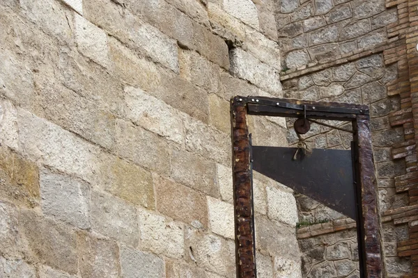 Ghigliottina medievale — Foto Stock