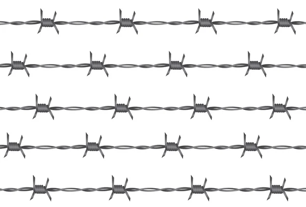 Vector barbed wire — Stock Vector