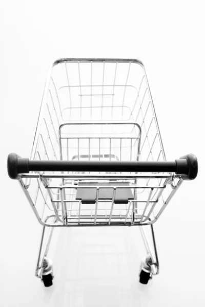 Overhead View Of Shopping Cart — Stock Photo, Image