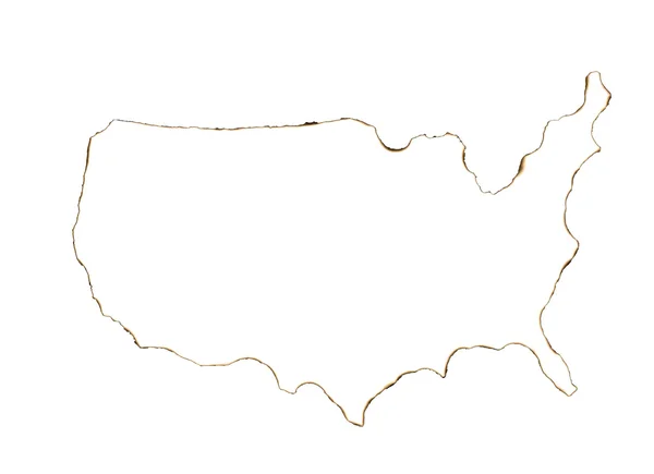 Karta över USA — Stockfoto