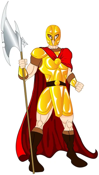 Золотой воин — стоковый вектор