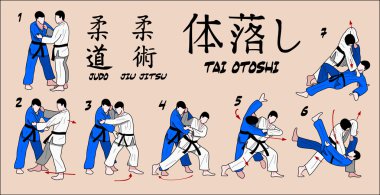 Judo Technique clipart