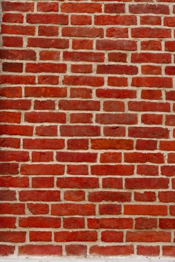 Red brick wall clipart
