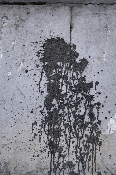 古い壁に黒い跡 — ストック写真