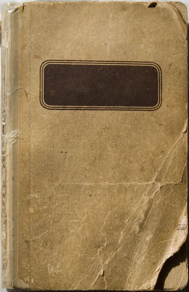 Egy fénykép, egy régi könyv fedele cím — Stock Fotó