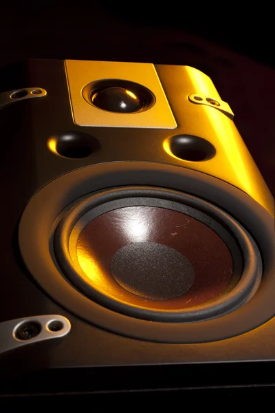 Black speakers — Stock Photo, Image