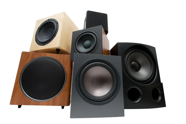 Different sub-woofers — Stock Photo, Image