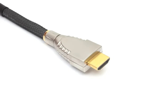 Un cable sobre blanco —  Fotos de Stock