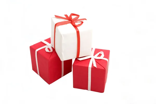 Foto de tres cajas de regalo —  Fotos de Stock