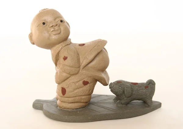 Chinese figure of the boy — Stock Photo, Image