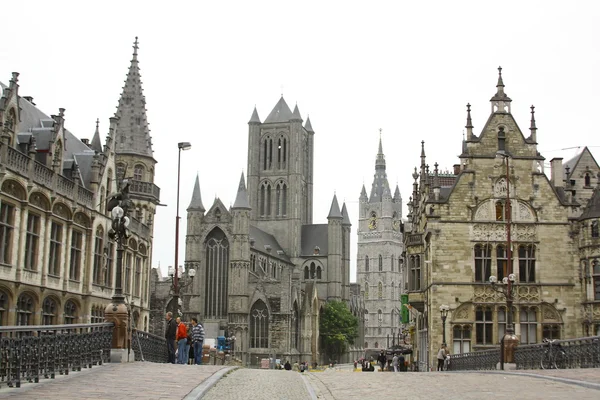Ancient city of Ghent. — Stock Photo, Image