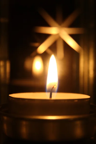Ogrzewanie świeca — Zdjęcie stockowe