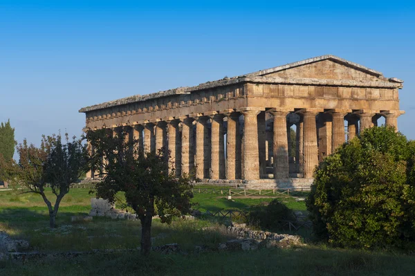 Vallei van de tempels van paestum — Stockfoto