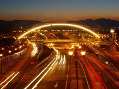 Bridge with Lights clipart