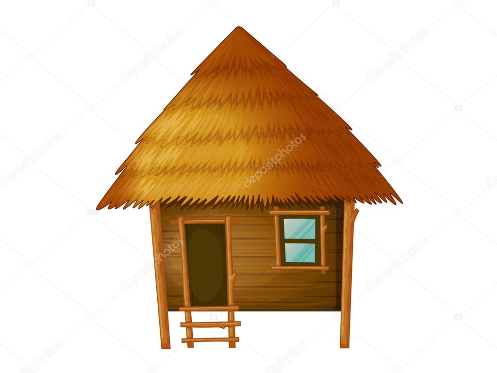 Cartoon hut Stock Vector Image by ©interactimages #10032192