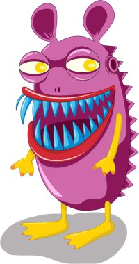 Purple beast clipart