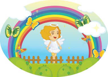 Angel girl clipart