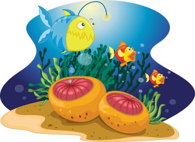 Anglerfish and company clipart