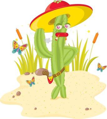 Cactus Sherif clipart