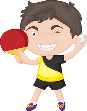 Playing boy clipart