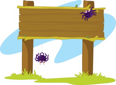 Spider Banner clipart