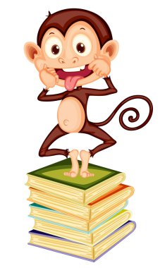 cartoon monkey clipart