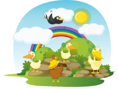 ducks clipart