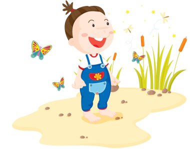 Insect toddler clipart