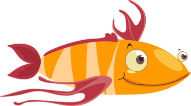 Strange fish clipart