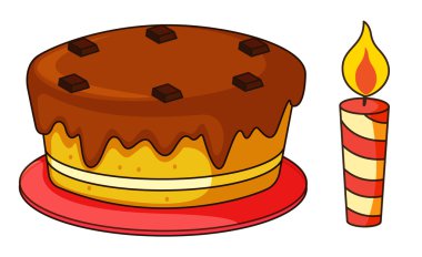 Birthday cake clipart