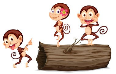 cartoon monkey clipart