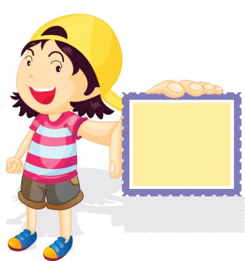 Yellow-cap Girl clipart