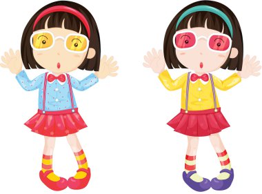 girls clipart