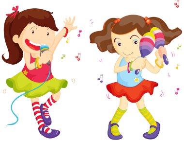 Girl Band clipart