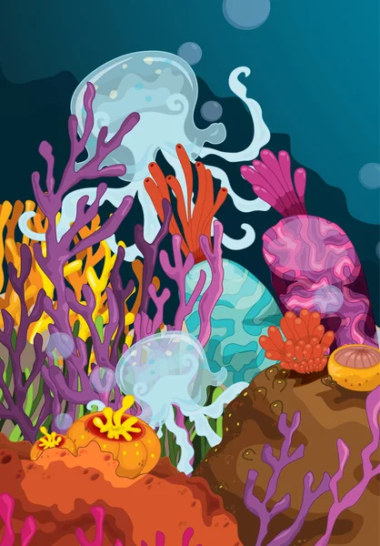 海洋植物 — 图库矢量图片